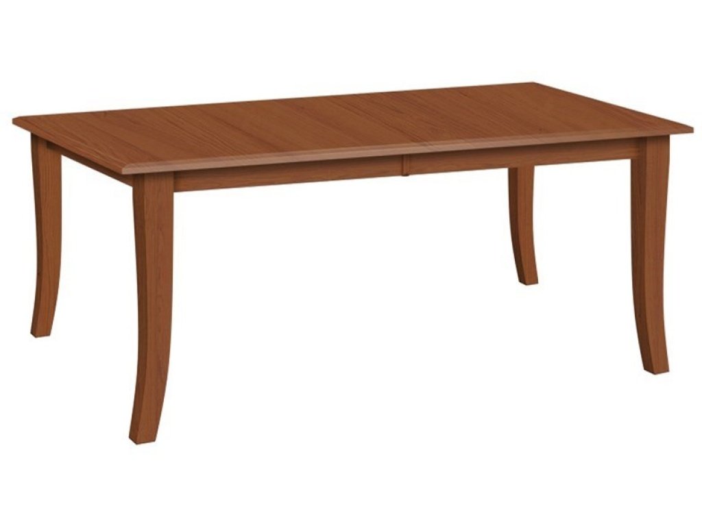Daniel's Amish Customizable Rectangular Dining Table With 2 Leaves